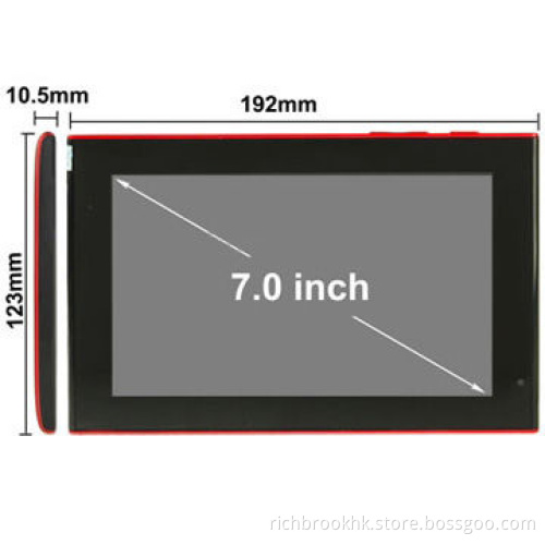 RK-10012, 7.0-inch Capacitive Touch Android 4.0,1GB RAM 8GB ROM, ATM7029 Quad Core, 1.5GHz